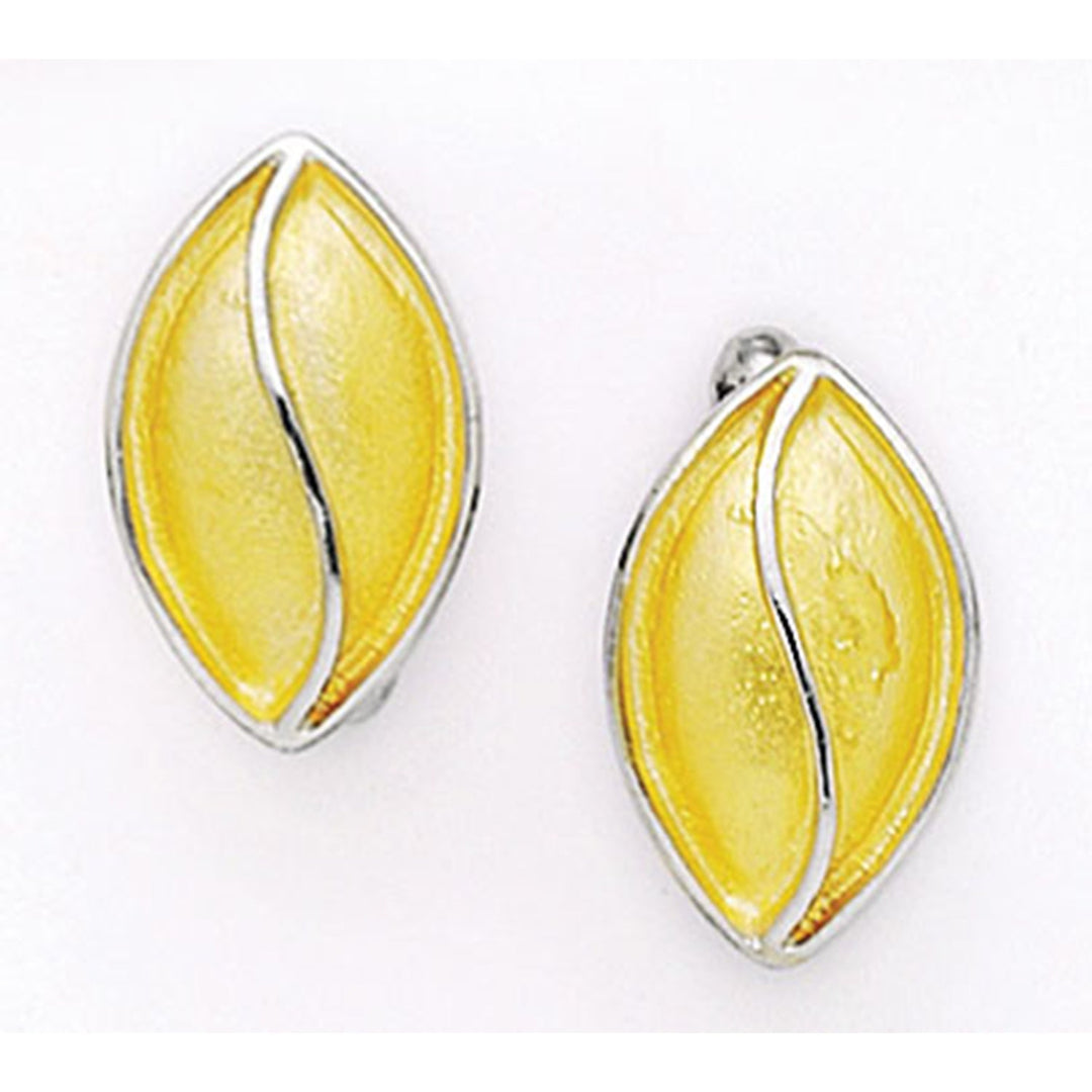 Silver Oval Cuff links