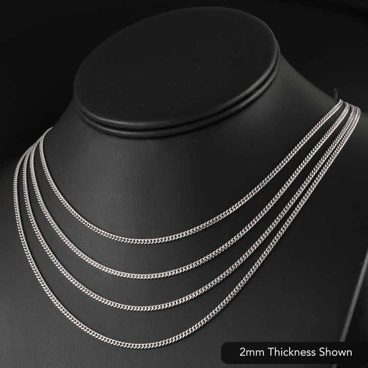 925 Sterling Silver Cuban Chain & Bracelet