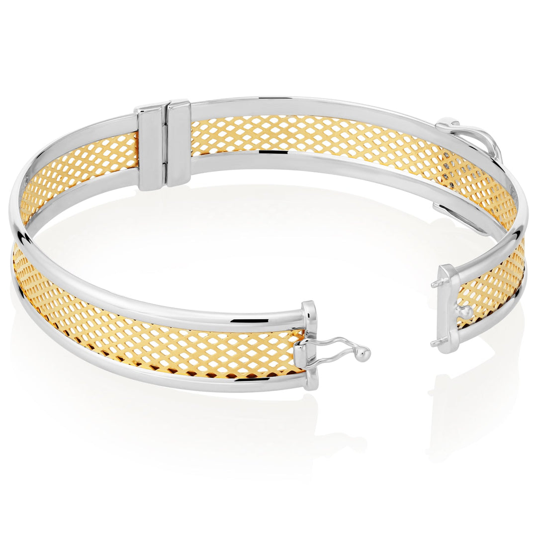 Sterling Silver Buckle Style Bracelet