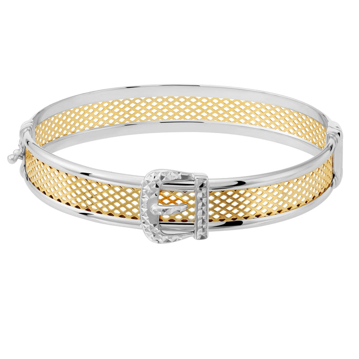 Sterling Silver Buckle Style Bracelet