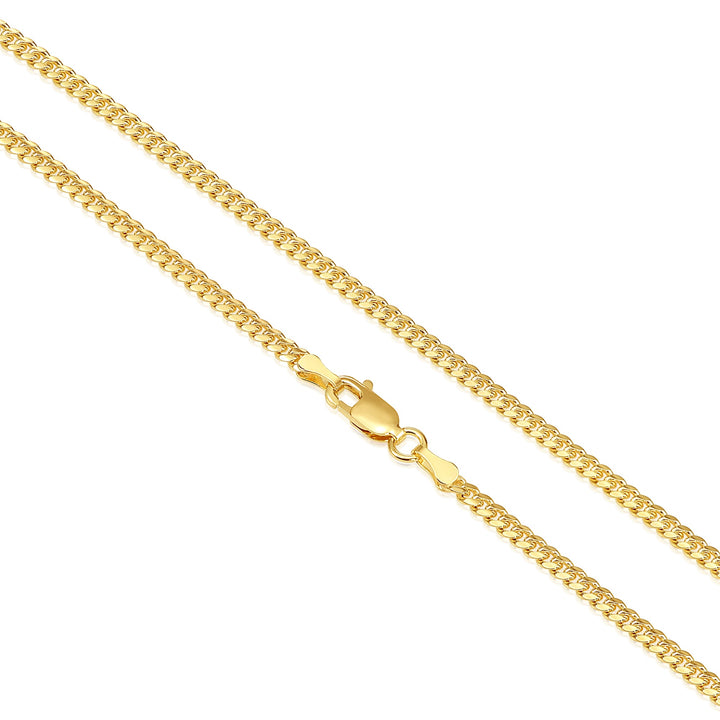 14K Yellow Gold Cuban Link Chain and Bracelet