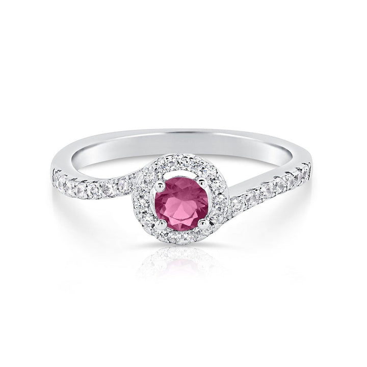 Sterling Silver Cubic Zirconia Birthstone Ring NYR14150