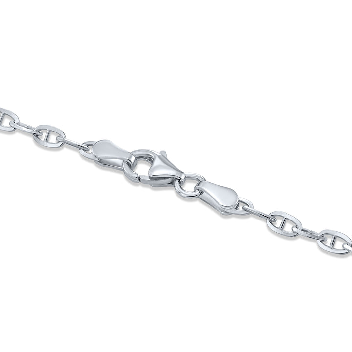 925 Brillucci Chain - Made in Italy - Rhodium Plated Sterling Silver - LIVE SILVER PRICE