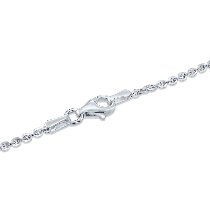 925 Brilliantina Chain - Made in Italy - Rhodium Plated Sterling Silver - LIVE SILVER PRICE