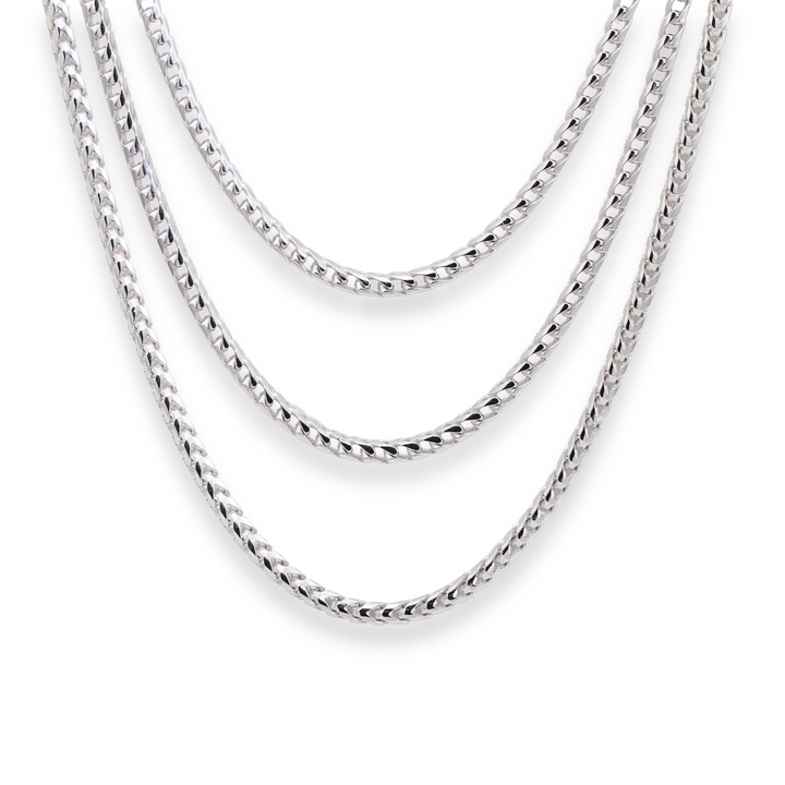 925 Sterling Silver Franco Chain