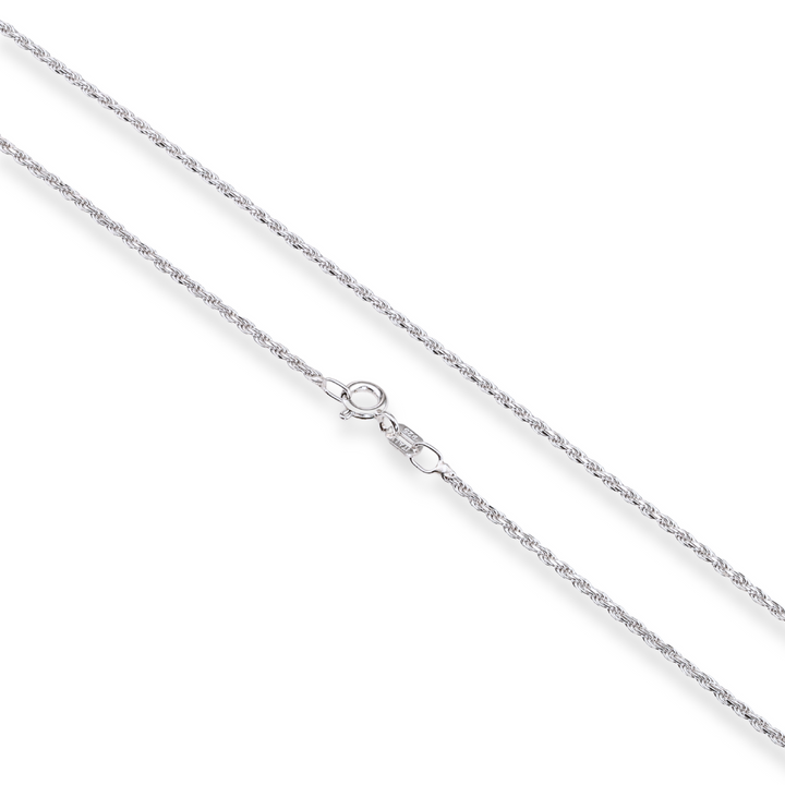 925 Sterling Silver Rope Chain and Bracelet