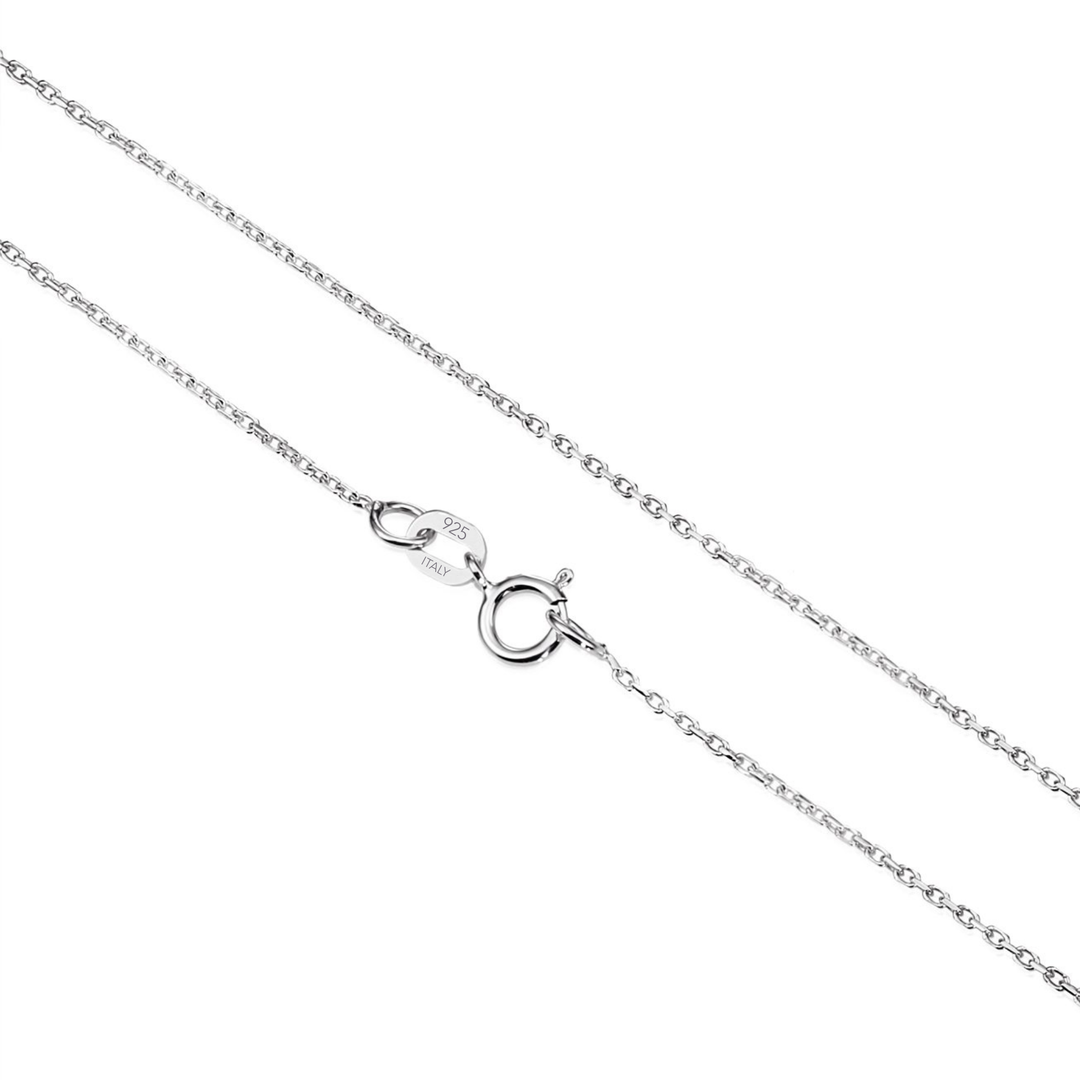 925 Sterling Silver Diamond-Cut Cable Chain - LIVE SILVER PRICE