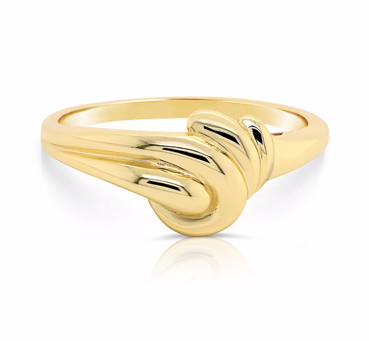 Sterling Silver Wave Ring NYR9455