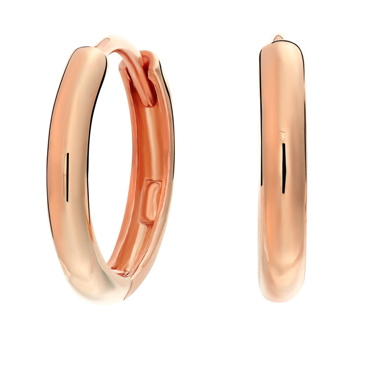 925 Sterling Silver Classic Huggie Hoops Earrings