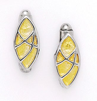 Silver Oval Cuff Links